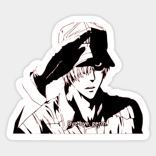 White Blood Cell Hataraku Saibou Sticker